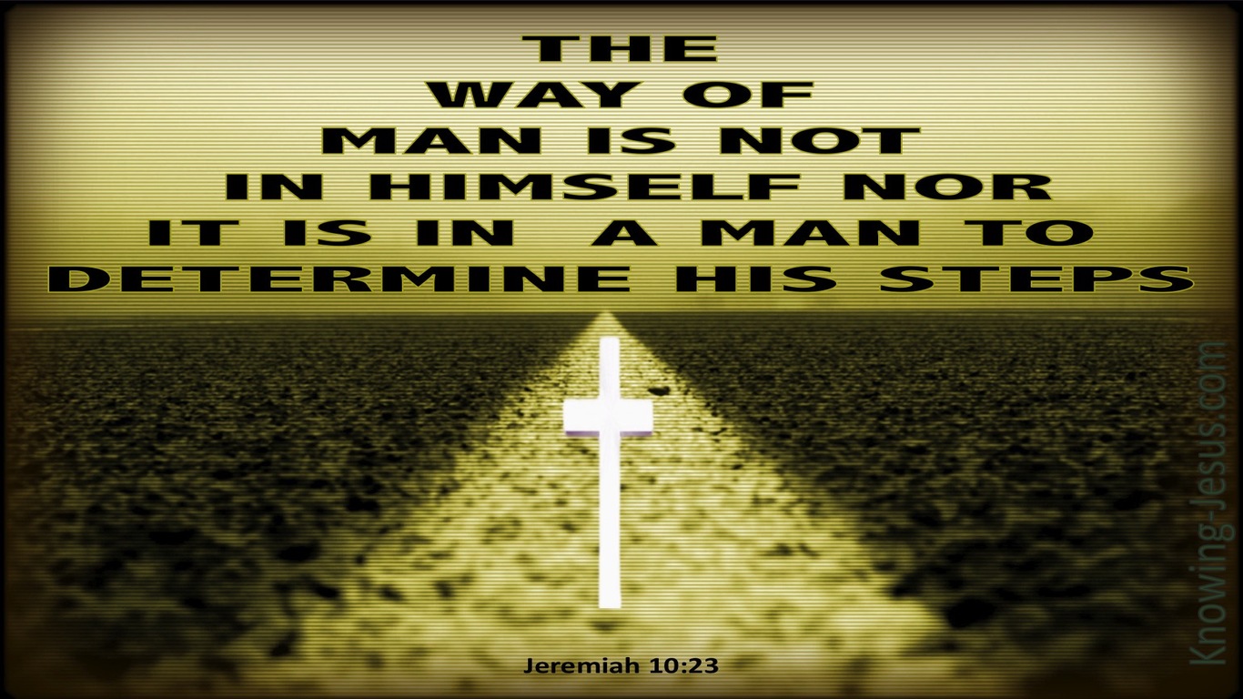 Jeremiah 10:23 The Way Of A Man (sage)